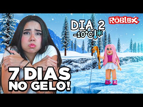 O DESAFIO É SOBREVIVER APENAS 7 DIAS NO ÁRTICO NO ROBLOX