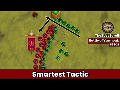 Smartest Tactic of Khalid Ibn Walid in Battle of Yarmouk (636CE)