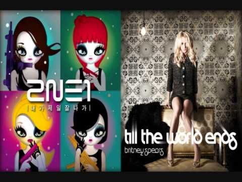 Mash-up 2NE1 vs Britney Spears - I'll Be The Best Till The World Ends