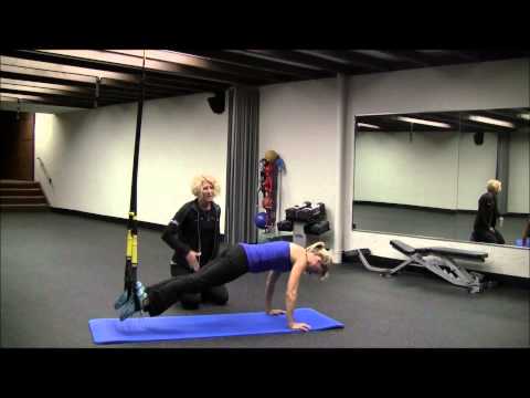 TRX suspended crunch