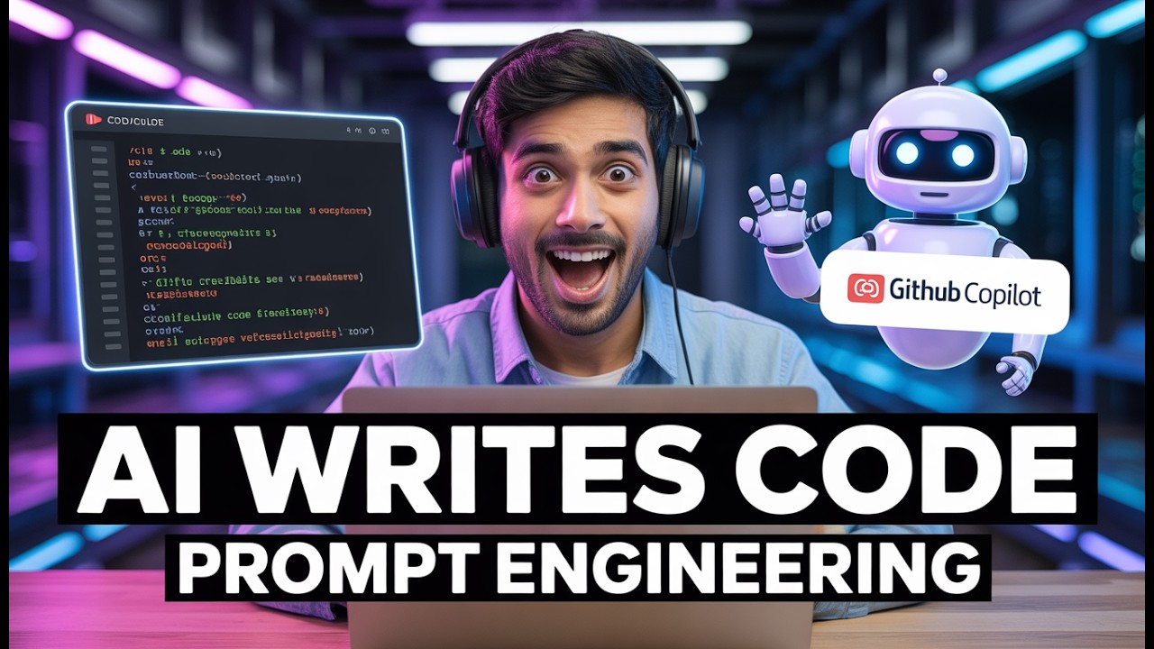 GitHub Copilot Tutorial | Prompt Engineering for Developers | AI Coding Tips |  Boost Coding Speed