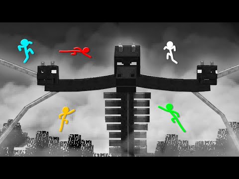 Stickman VS Minecraft: Mutant Wither - AVM Shorts Animation