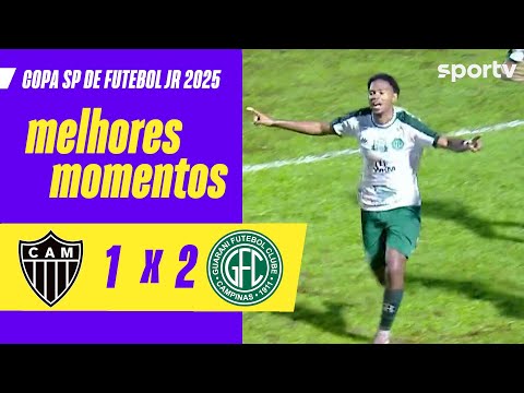 Gols e lances de Atlético Mineiro x Guarani