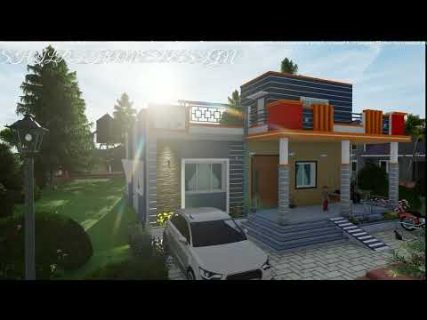 40x35 best design for village#india #shortvideo #shilpi-homedesign #gaira #hzg #bedroom #elevation