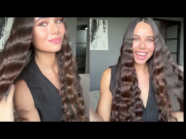 Vídeo relacionado con BELLISSIMA Imetec GT20 100 My Pro Beach Waves, Plancha para hacer ondas anchas y estrechas, 3 niveles de temperatura, placas revestidas de cerámica