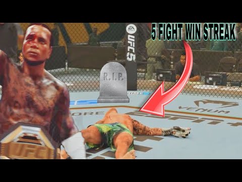 Ea Sports UFC 5 Online Career Mode EP 6: 5 FIGHT WIN STREAK!!