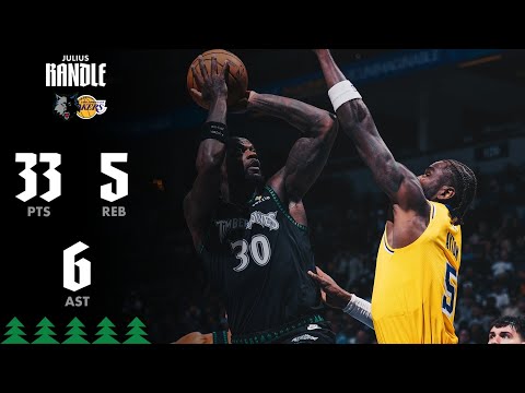 Julius Randle Scores Game-High 33 Points Vs. Lakers | 10.29.25
