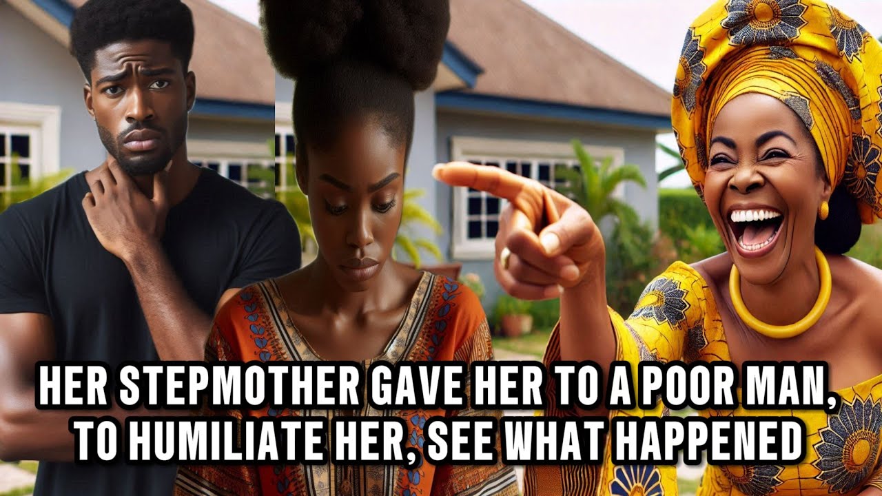 HER STEPMOTHER GAVE HER TO A POOR MAN, IF ONLY SHE KNEW WHO HE IS #africantales #folktales #tales