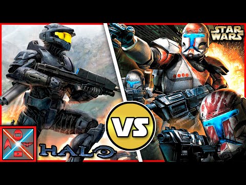 SPARTAN vs. REPUBLIC COMMANDO- HALO vs. STAR WARS - SCI-FI BASIS VERSUS