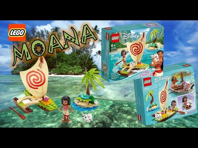 Vídeo relacionado con LEGO Disney Princess Barco Aventurero de Vaiana de Juguete, Catamarán con Mini Muñecas y Delfín, Juguetes de Construcción para Niñas y Niños de 6 Años o Más 43210