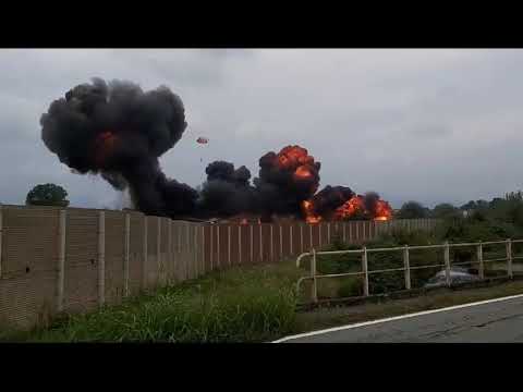 crash of the training aircraft Aermacchi MB-339-PAN of the Frecce Tricolor aerobatic team near Turin