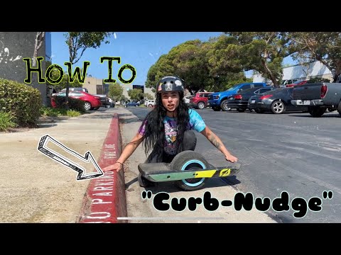 how to "Curbe Nudge" on a Onewheel with allie