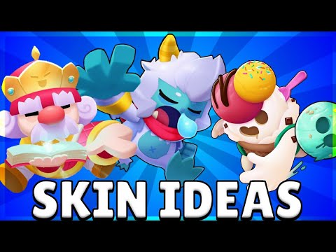 TOP 10 AMAZING NEW SKINS! | Brawl Stars skin ideas episode 24