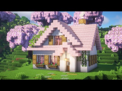 Minecraft: Epic Cherry Blossom House Build 🌸