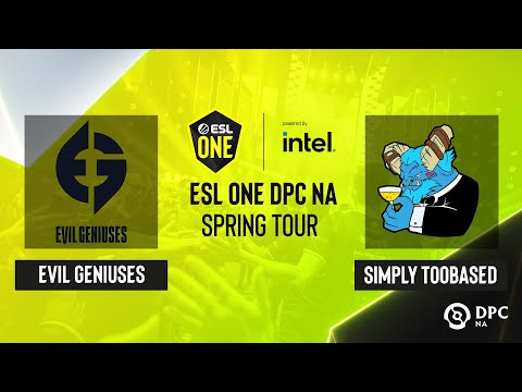 Dota2 - Evil Geniuses vs simply TOOBASED - Game 1 - ESL One DPC NA Spring