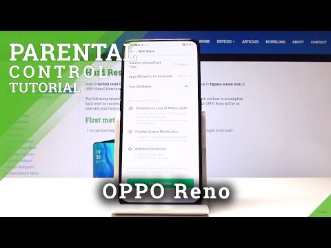 OPPO Reno Kids Space / Set Up Parental Control