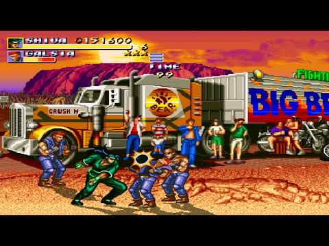 The Hydra. Ryu Edition (Streets of Rage Remake (v5.1) Mod) (PC) (Shiva SoR2) Walkthrough
