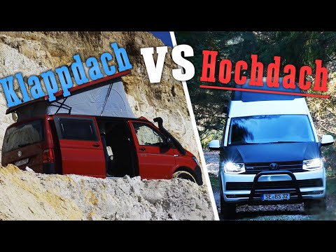 Klappdach oder Hochdach: Was ist besser für Deinen Camper?