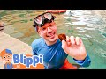 Blippi Searches For The Mother Pearl T Rex Ranch Adventures Kids Songs Moonbug Kids
