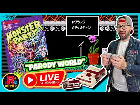 Parody World: Monster Party (Famicom) | Weird & Wacky Horror Adventure!