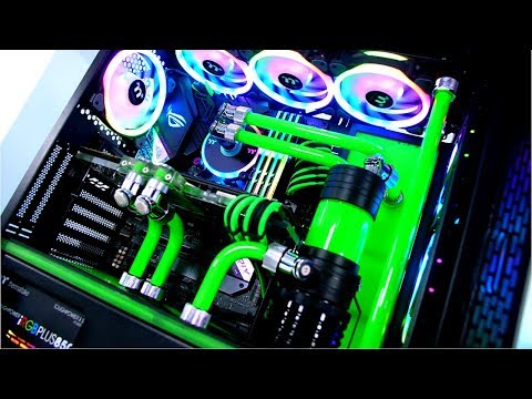 I Made These INSANE Water Cooled Gaming PC Distro Plates BY HAND - Time Lapse Build