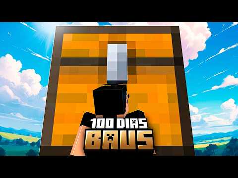 SOBREVIVI 100 DIAS DENTRO DE UM MUNDO DE BAÚS NO MINECRAFT - O FILME