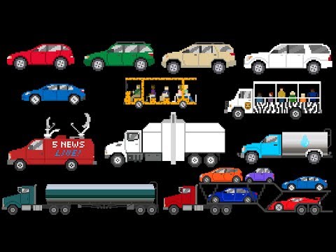 Street Vehicles 5 - Cars, Trucks & SUV's - The Kids' Picture Show (Fun & Educational Learning Video)
