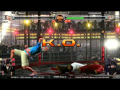 EVO2K12 - VF5FS Pool 6 W3 - Renzo VS Crazydrunk