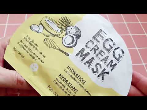 2021 07 20 EGG Cream Mask 10 sheets/Hydrating and Brightening