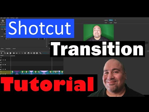 Shotcut Tutorial 2024 - How to use scene transitions (shotcut  tutorial #2)
