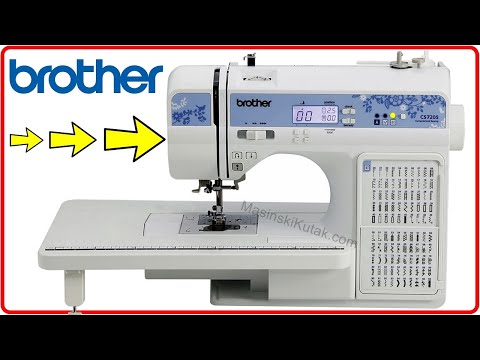 Brother Sewing Machine Tutorial / Brother cs7205 Sewing Machine dvd