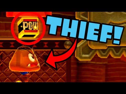 Super Mario Maker 2 🔧 Sneak in and steal the POW 🔧 SeeTv