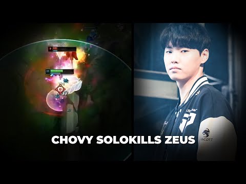 Chovy Solokills Zeus with Ahri | T1 v GEN | GEN Chovy