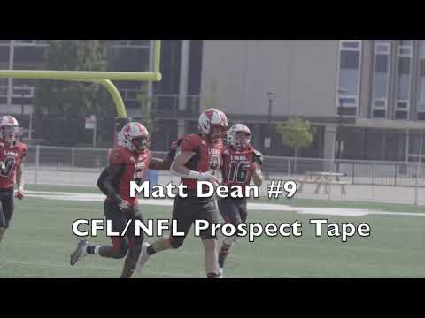 Matt Dean -  Linebacker #9 - York University - 2023 CFL/NFL Draft Prospect