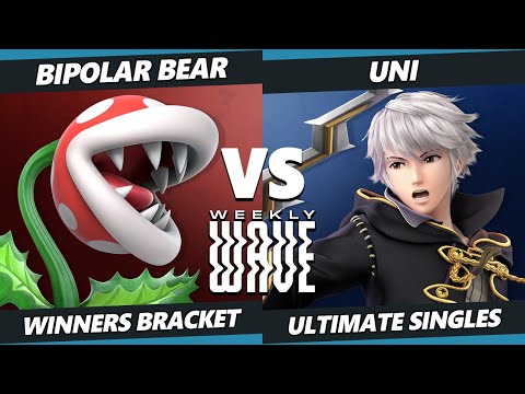 Weekly Wave 25 - Bipolar Bear (Piranha Plant) Vs. Uni (Robin) SSBU Ultimate Tournament