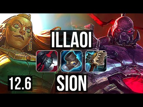 ILLAOI vs SION (TOP) | 10 solo kills, 2.5M mastery, 300+ games, Rank 14 Illaoi | BR Master | 12.6