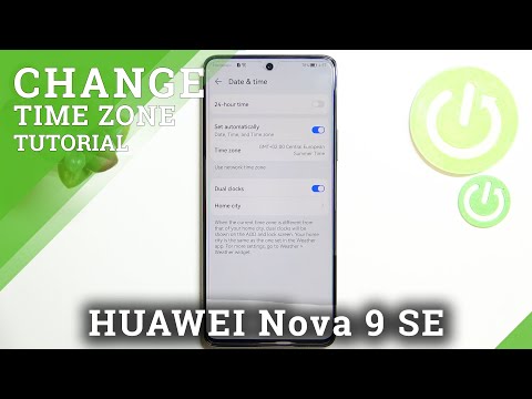 How to Change Date And Time on HUAWEI Nova 9 SE - Set Up Date and Time