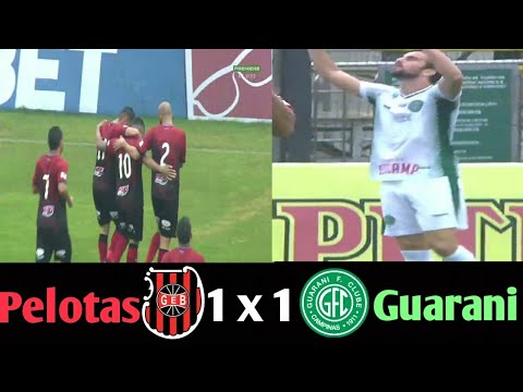 Brasil de Pelotas 1 x 1 Guarani - Gols & Melhores Momentos(HD) - Brasileirão Serie B 2018
