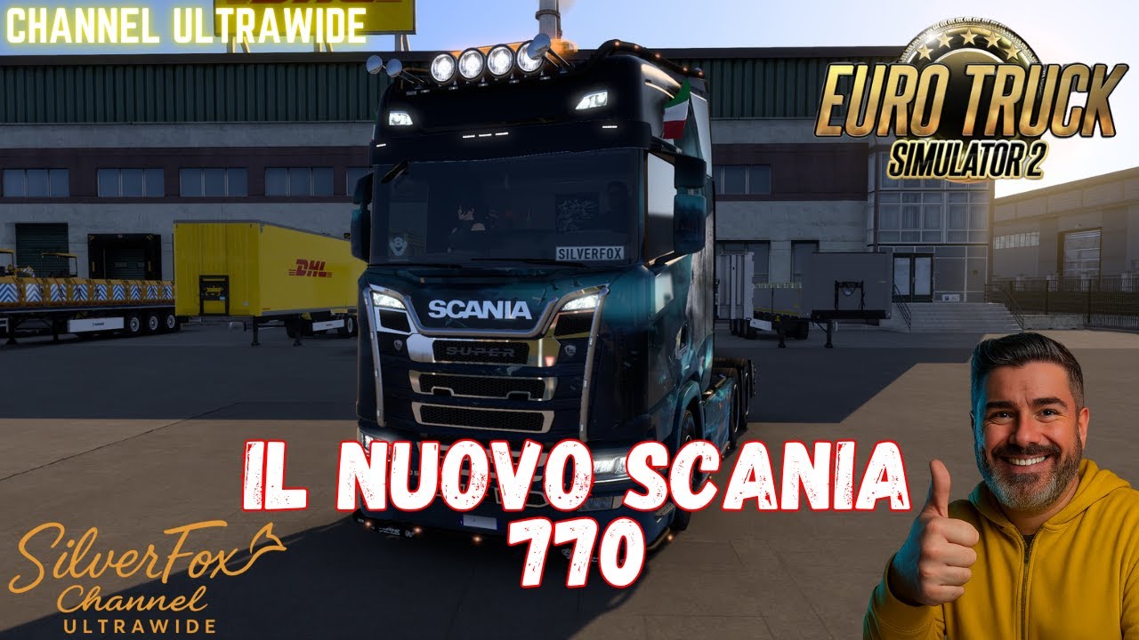 EURO TRUCK SIMULATOR 2 IL NUOVO SCANIA 770 [ENG - ITA] GAMEPLAY ITA PC - ULTRAWIDE 21:9 4K