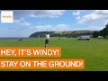 Windy Scottish Weather Sends Guy With Kite Airborne (Storyful, Crazy)