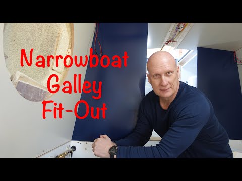 Ep 24.  Narrowboat Galley Fit Out