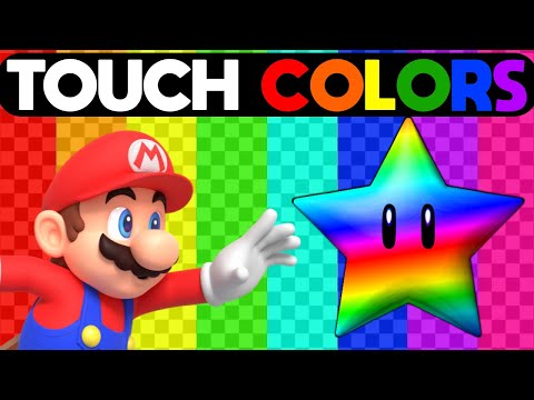 How Fast can you Touch COLORS in Every Mario Game?
