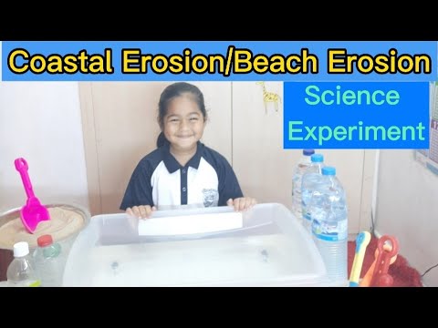 Coastal Erosion or Beach Erosion - Easy Science Experiment by Delisha D'souza