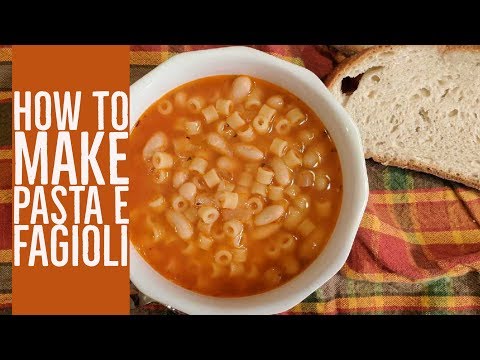 How to make Pasta Fagioli - Cara Di Falco - Cara's Cucina