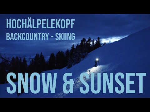 Hochälpele Backcountry skiing