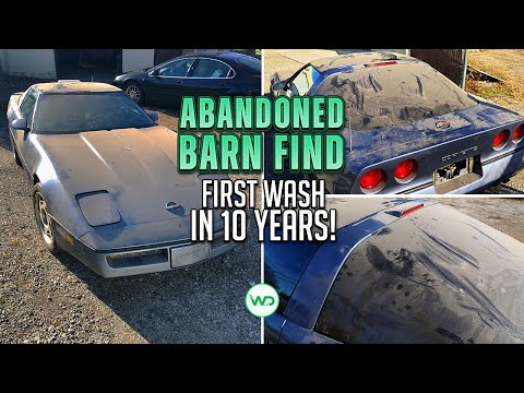 Thumbnail for ABANDONED BARN FIND First Wash In 10 Years Corvette! Satisfying Car Detailing Exterior & Restoration by video, Corvet, WiLL, Corvett, Car, vide