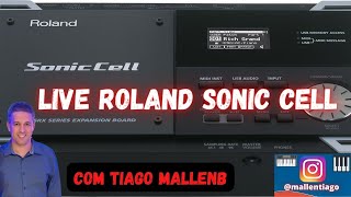 Video thumbnail for LIVE ROLAND SONIC CELL - COM TIAGO MALLEN - (MODULO COM TIMBRES DA SERIE FANTOM) #live #livestream by Tiago Mallen