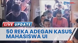 Ulah Keji Altaf Pembunuhan Mahasiswa UI Terungkap saat Rekonstruksi, Tersangka Peragakan 50 Adegan