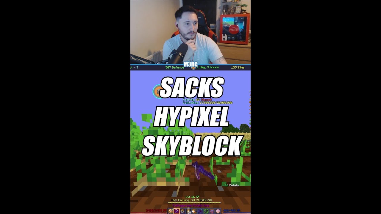 What are SACKS on Hypixel Skyblock