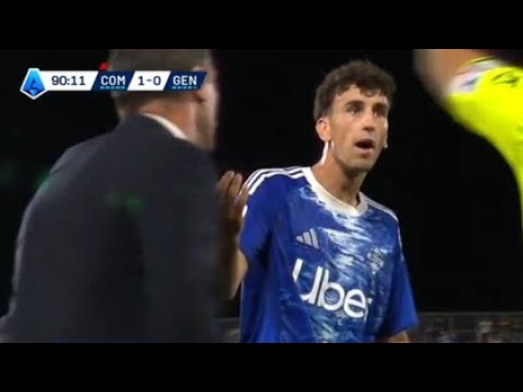 Jacobo Ramón TARJETA ROJA 🟥 | Como vs Genoa 1-1 | Resumen | Serie A 2025-26